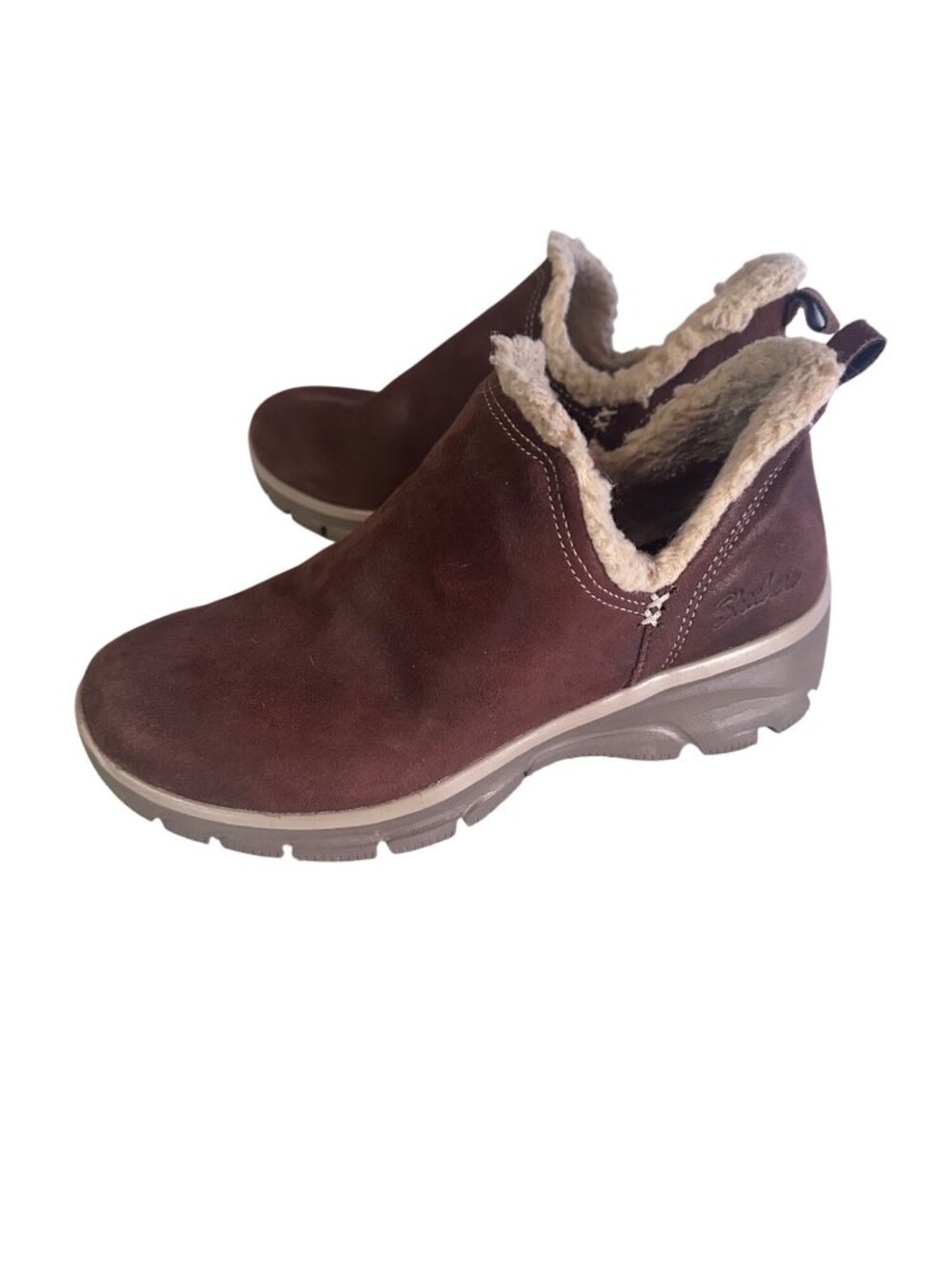 Skechers aircooled memory foam relexed fit brown boots size 6